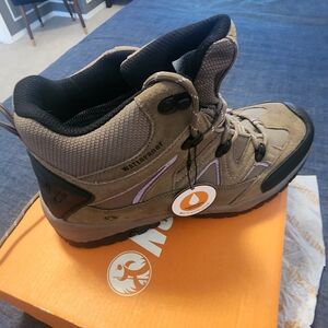 Womens Waterproof Hiking Boots - Brown and Black